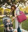 Sac à langer à dos design géométrique