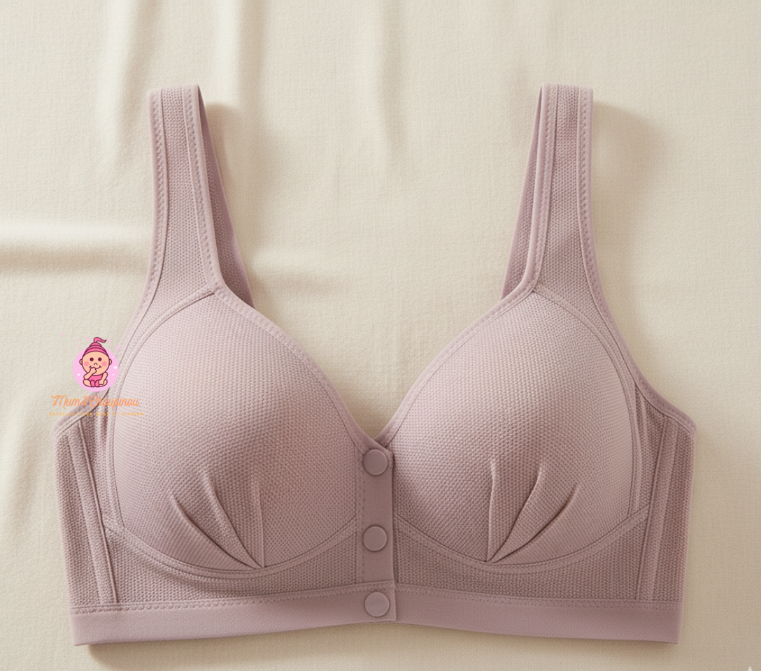 Soutien-gorge d'allaitement à boutons 