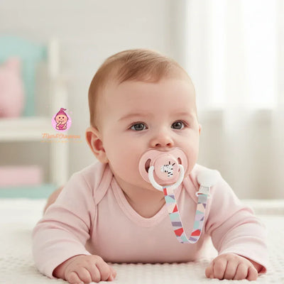 Ensemble tétine bébé et attache tétine