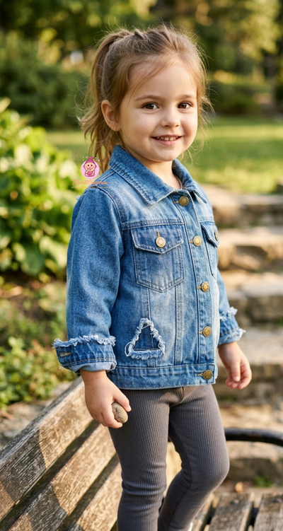 Veste jean pour enfant